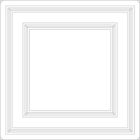 Ceilume Stratford 2ft x 2ft Clear Ceiling Tile V1-STRATF-22CL2